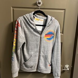 Aviator Nation Striped Hoodie- Like New